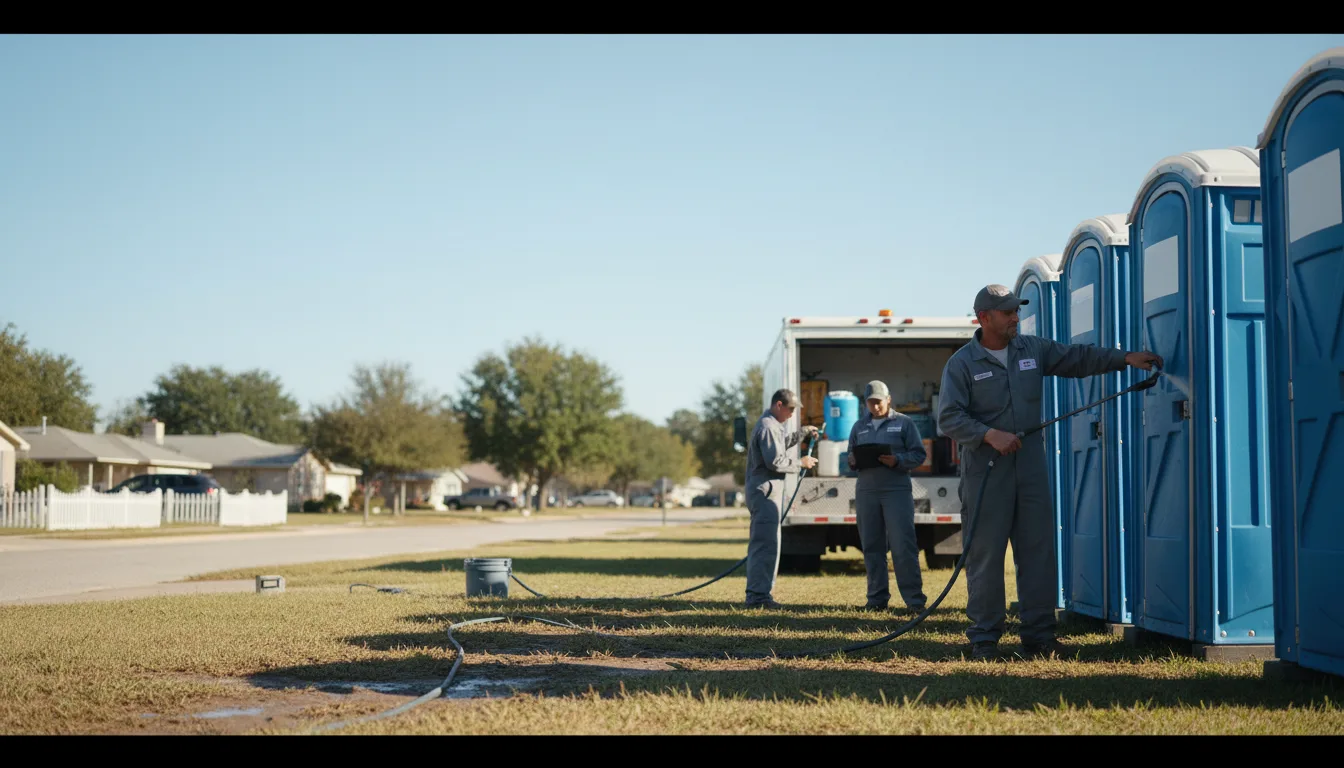 Long-Term Portable Toilet Rental in Charleston, AR near me